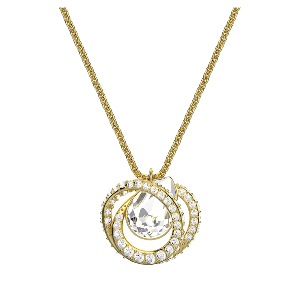 S&S Luxury Copper Zircon Vintage Chain Necklace with Stunning Gloss for Weddings Anniversaries & Parties