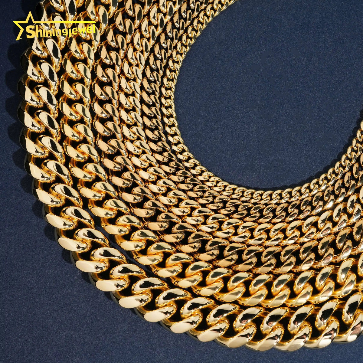 BiG-BOSS Hot Sale 316L Stainless Steel Cuban Link Chain 925 Silver VVS D Moissanite Iced Out Lock Jewelry Miami Cuban Bracelet Necklace