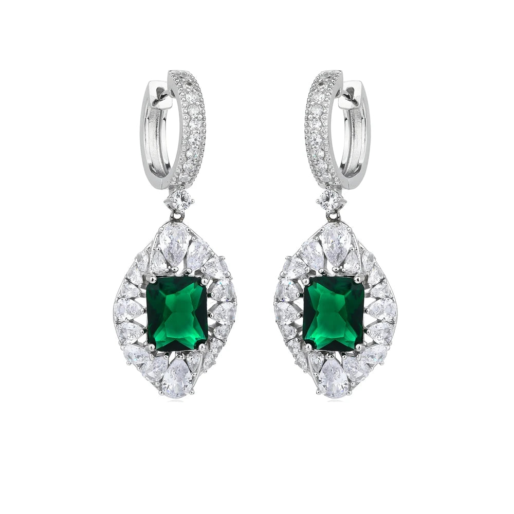 MUSHAN Jewelry Factory Pure Silver Stud Earrings With High End Feel Electroplated Gold High Carbon Diamond Jewelry