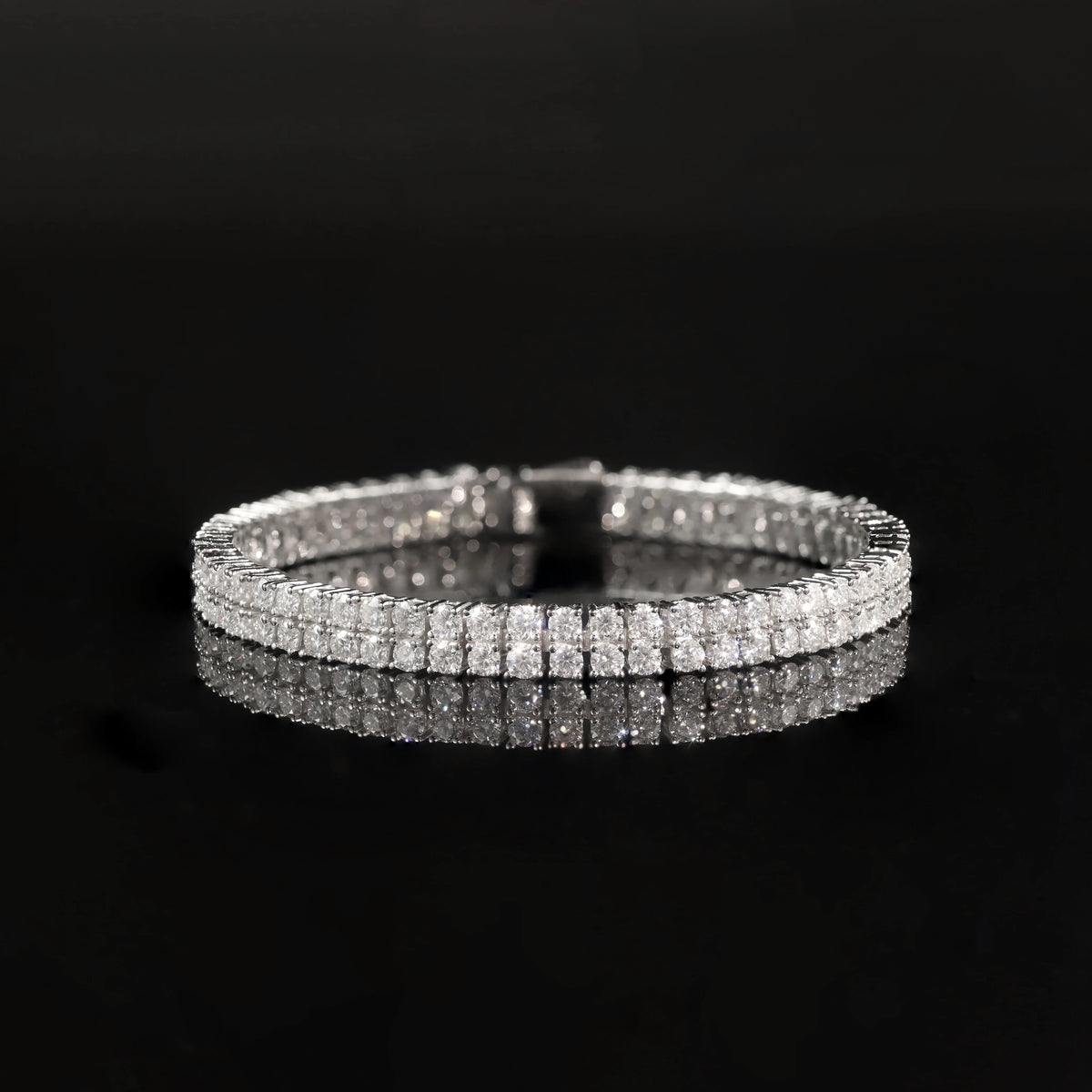 ArtistA Abiding OEM ODM Unique Design Fancy Multi-shape Cut Tennis Bracelet 925 Silver Solid Gold Custom Stone Tennis Bracelet