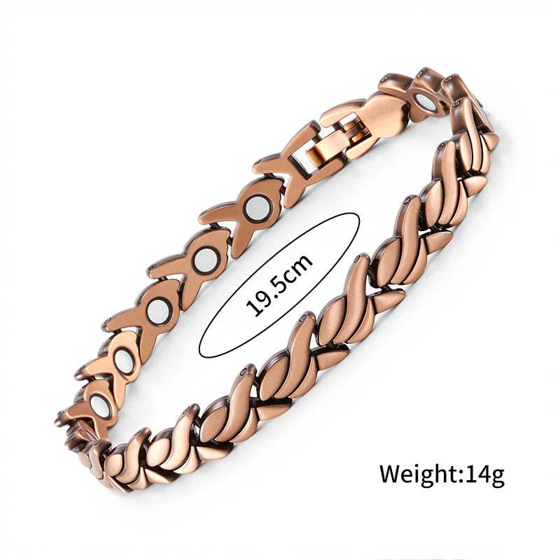 NewLife - Magnetic Fish Pattern Zinc Alloy Chain Bracelet