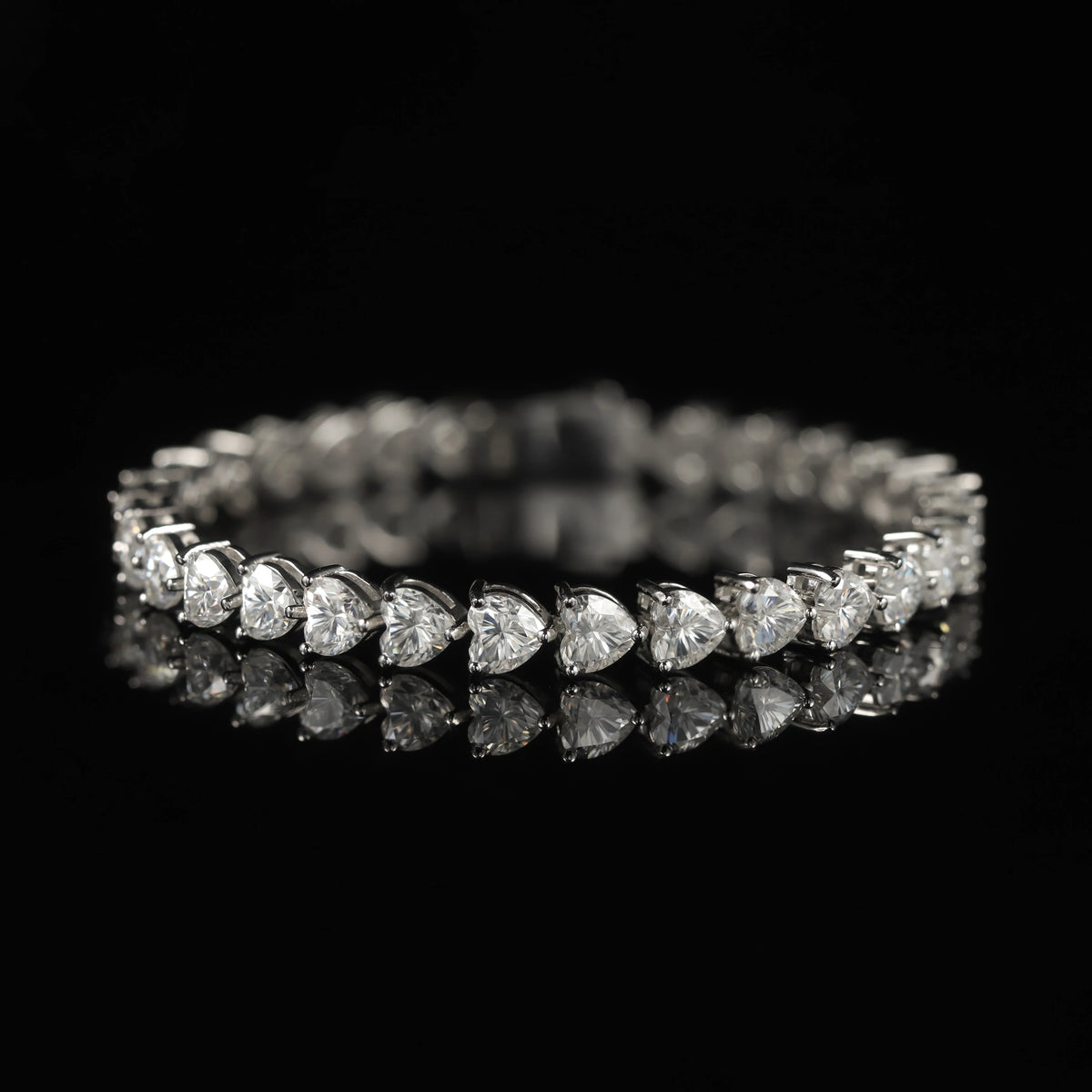 ArtistA Abiding OEM ODM Unique Design Fancy Multi-shape Cut Tennis Bracelet 925 Silver Solid Gold Custom Stone Tennis Bracelet