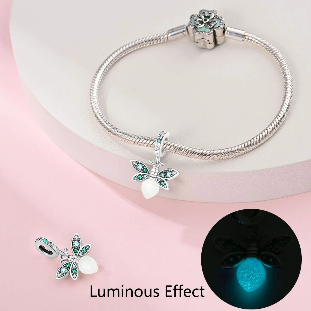 S&S Luminous Nature Charm Pendants | Glow-in-the-Dark Wildlife Designs
