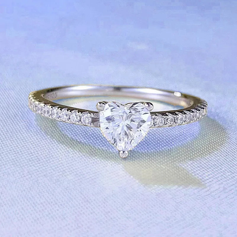 Trendy Design 925 Sterling Silver 5A 8A Cubic Zirconia Ring Engagement Wedding Rings Custom Fine Jewelry Manufacturing Supplies