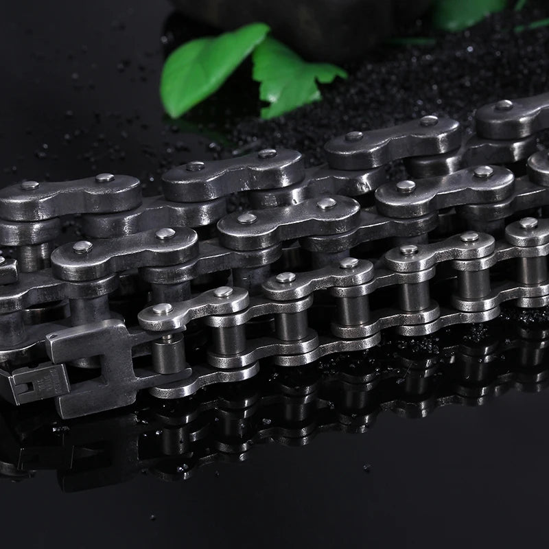VIKING Punk Biker Chain Bracelet – Black Stainless Steel