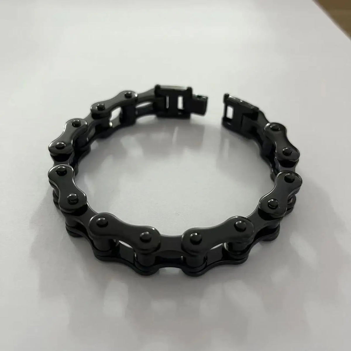 S&S Private Label Unisex Chain & Link Bicycle Motorcycle Bracelet Fashion Stainless Steel Natural Stone Trend Rock Personalized