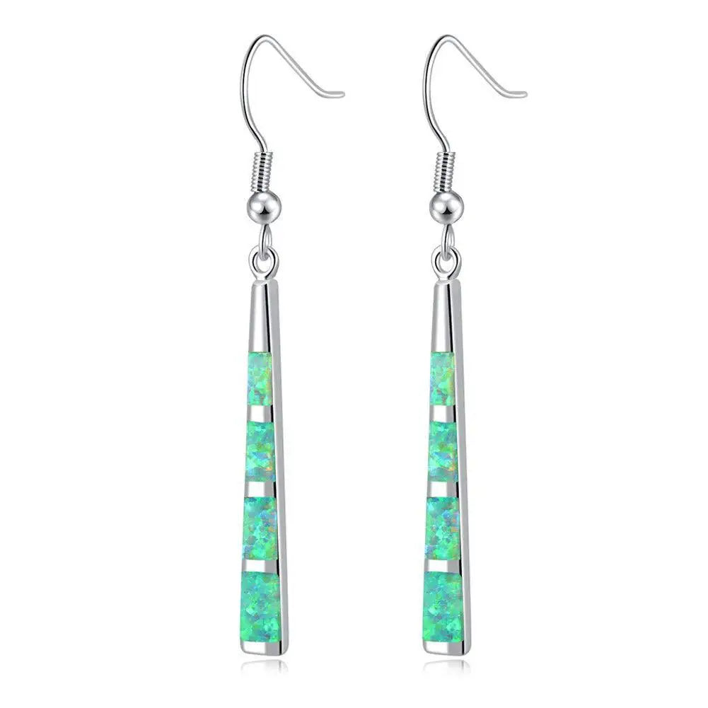 Hawaiian Vibes Hot SaleOpal Baseball Earrings Sparkle Boho Style
