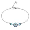 REDheart Gemfiori New Hot 2025 Fine Jewelry 925 Sterling Silver Hip-hop Eye Jewelry Set Personalized Design Unique Necklace Jewelry