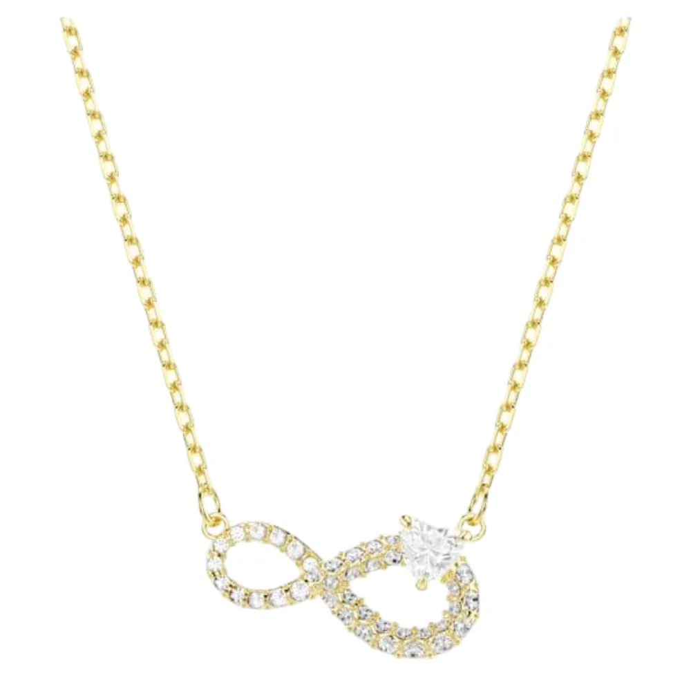 S&S Women Classic Copper Circle Crystal Zircon Pendant Necklace Silver Rose Gold Plated Sparkling Cubic Zirconia Dainty Chain Party