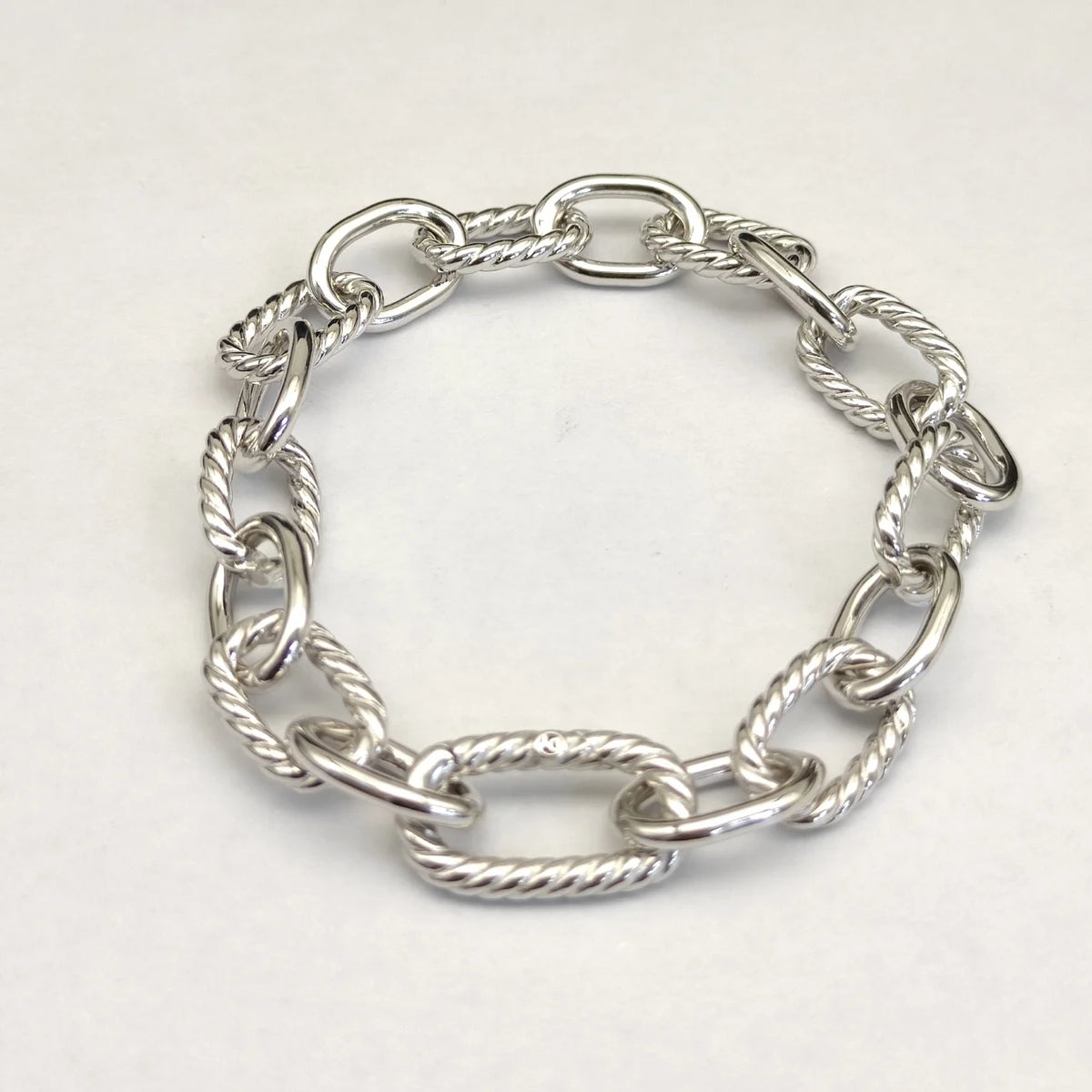 FASHIONISTA DY High-Quality Silver-Plated 8.5MM Madison-Style Bracelet, Gold-Plated 8.5MM Bracelet, Jewelry