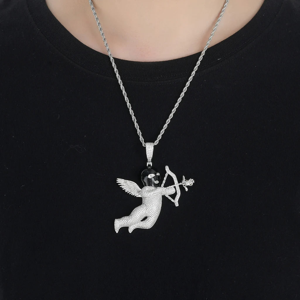 BES New Wholesale Personalized Gold Plated Copper Pendant 5A Zircon Hip Hop Jewelry for Men Women Children