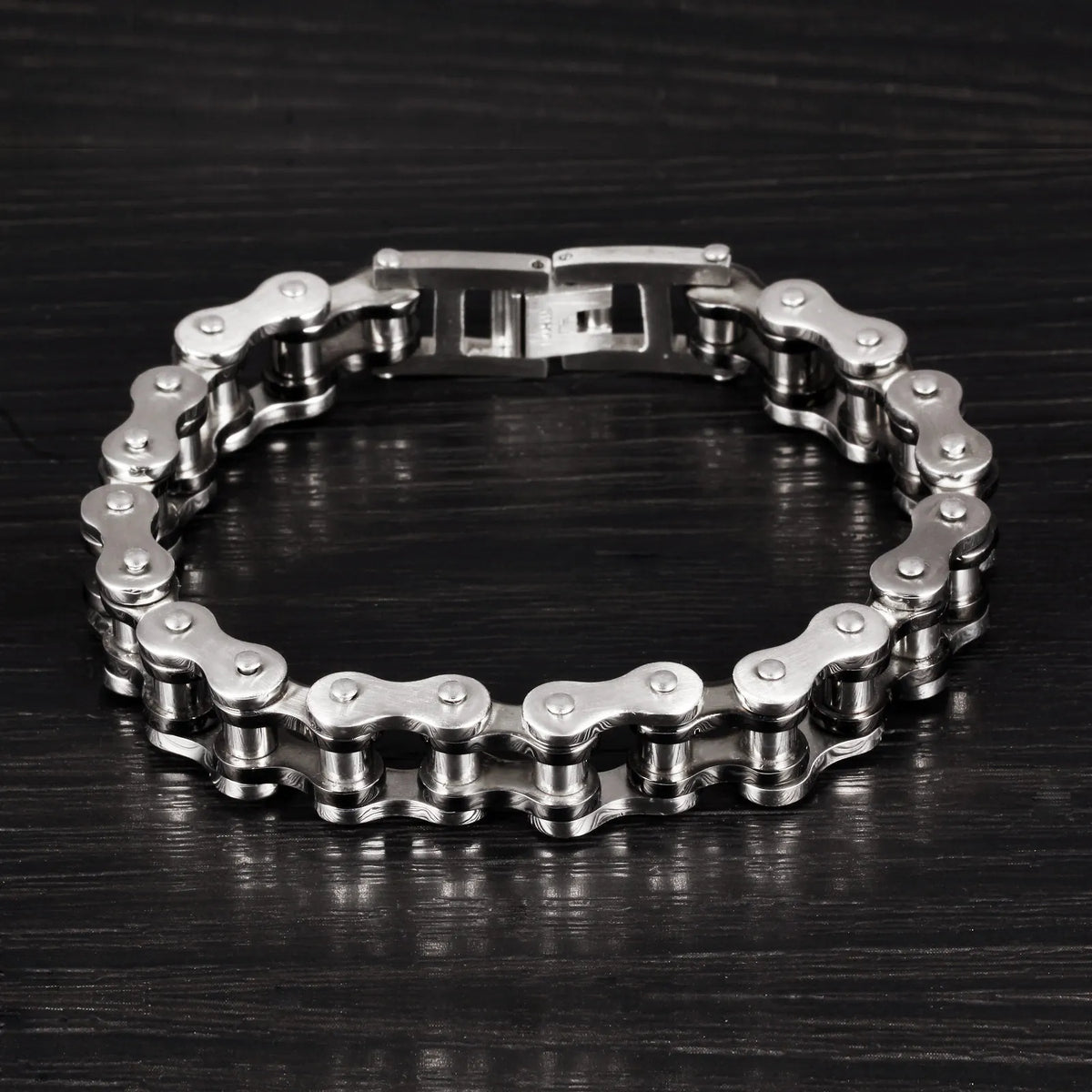 REBEL Best Quality Men Stainless Steel Fine Jewelry Bracelets Bangles for Men Hip Hop Gold Fashion Chain