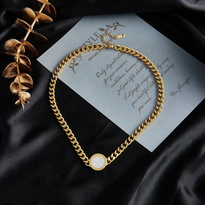 Chain Necklace & Bracelet Jewellery Set | Gold & Silver | Waterproof Everyday Luxury Set