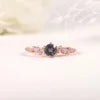 ArtistA Abiding Custom Various Designs Gold Plated 925 Silver Multishape Lab Grown Alexandrite Wedding Engagement Rings for Women