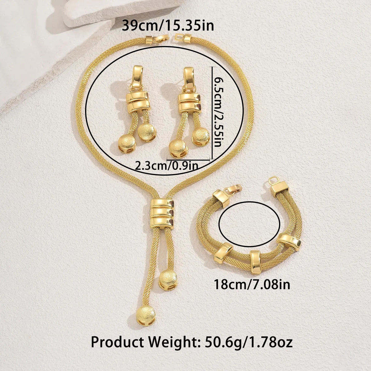 Gold Plated Geometric Charm Bracelet | Natural Stone Bezel Set Fashion Bangle