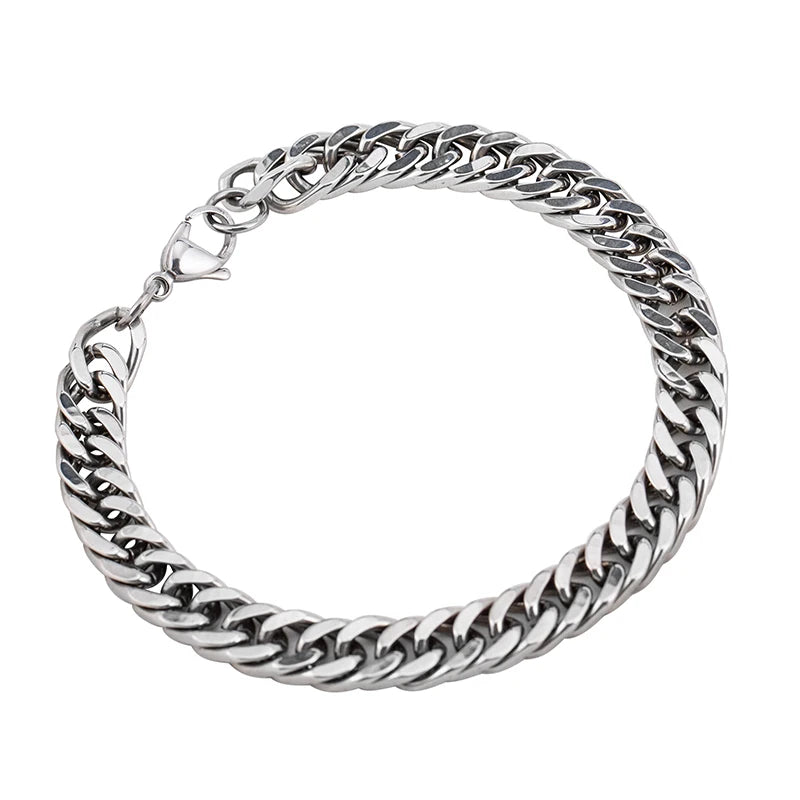 NEWLiFE REBEL Boardwalk Crest Necklace in Stainless Steel
