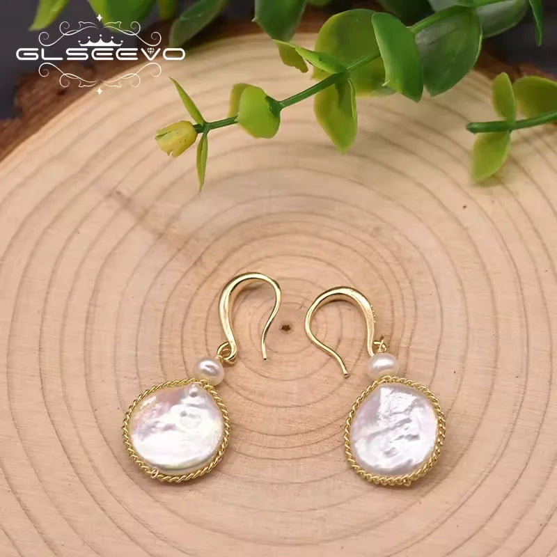 New Jewelry Yiwu Wholesale Gold Plated Natural Pearl Earings Jewelry Women Korean Wholesale Bulk 18K Gold Plated Jewelry