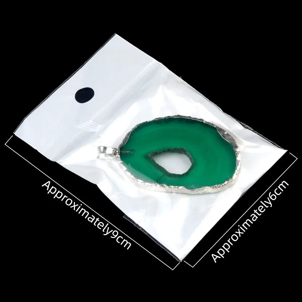 XOTICA Natural Stones Agate Crystal Pendant Gold Plated Gemstone Druzy Necklace Pendants for Women Fashion Jewelry