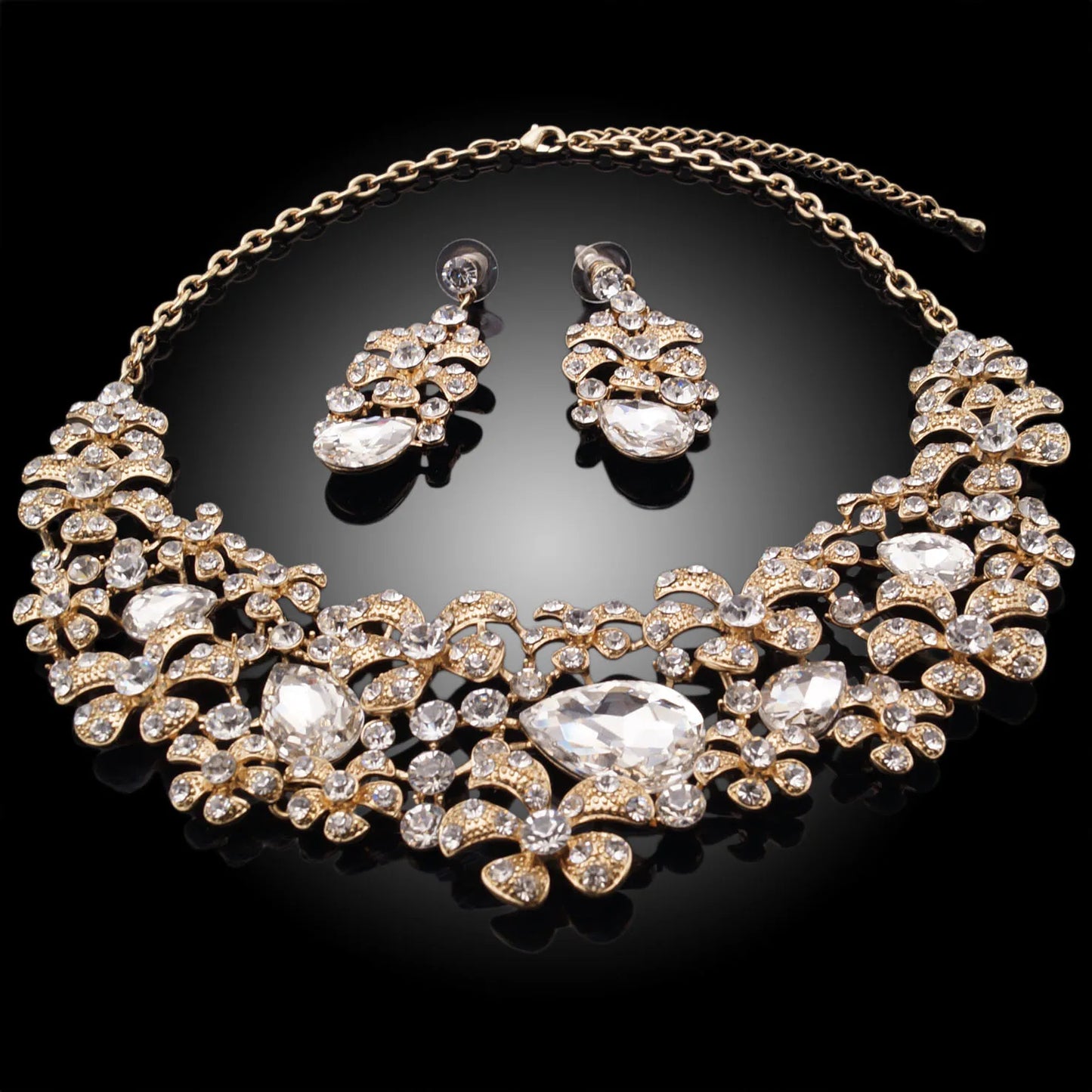 Zhuerrui Luxury Women's Necklace Jewelry Set Cubic Zircon Dubai Classic Elegant Style Charm Bridal Accessories HG16062321