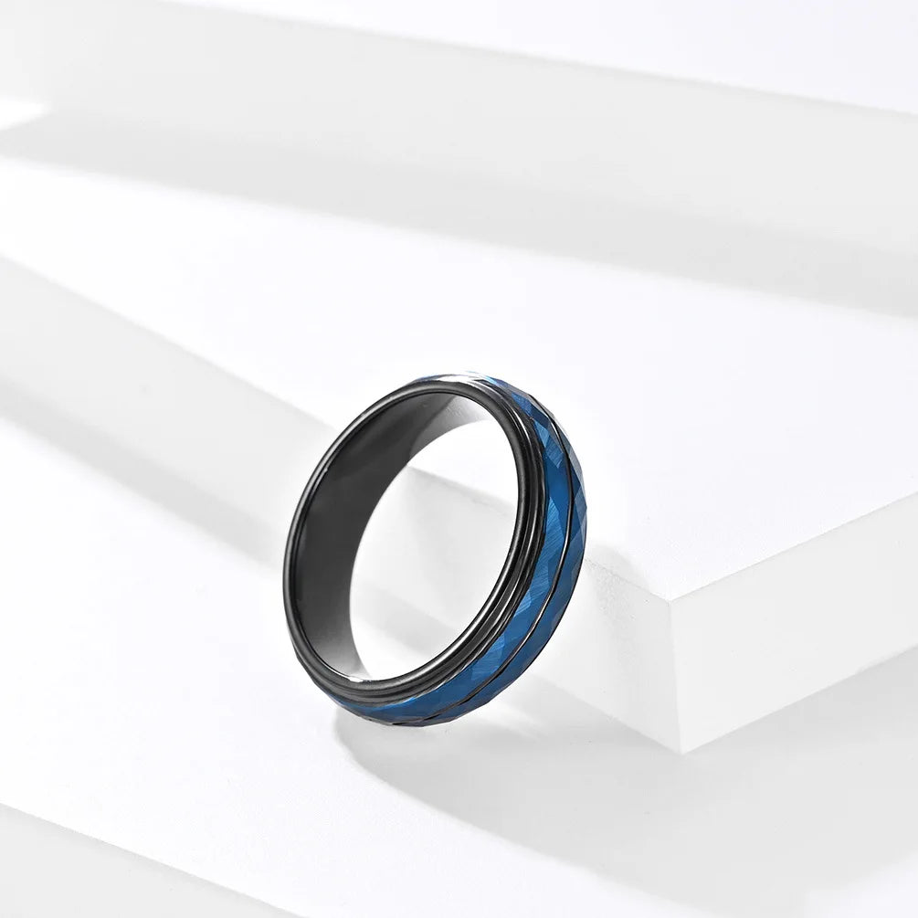 NEWLiFE REBEL Outline Point 6mm Ring in Tungsten