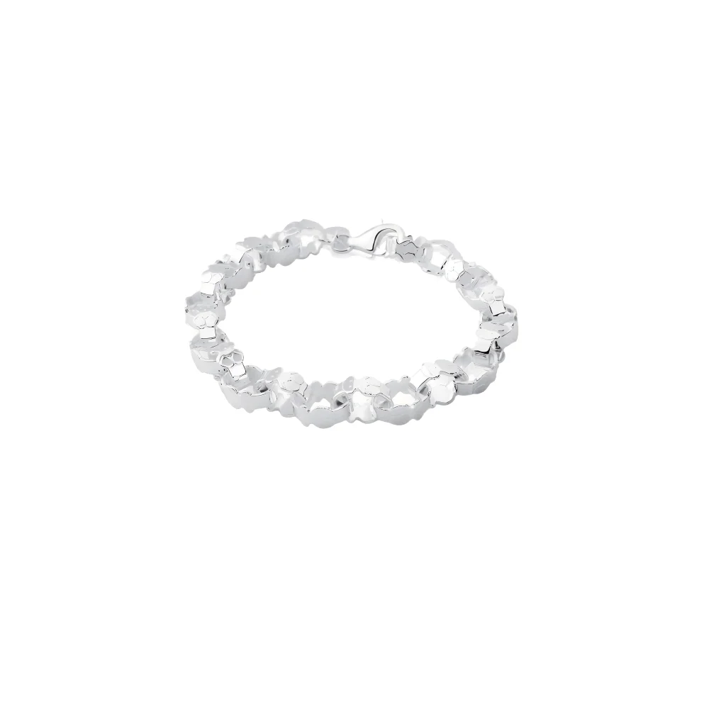 S&S Vintage Brass Zircon Slap & Snap Adjustable Charm Bracelet for Women Jewelry Gift