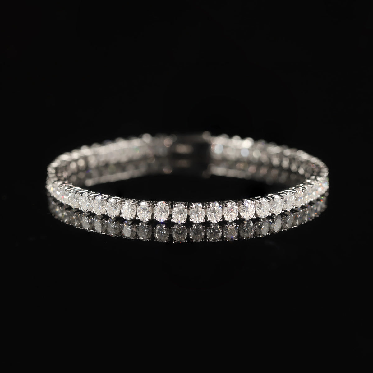ArtistA Abiding OEM ODM Unique Design Fancy Multi-shape Cut Tennis Bracelet 925 Silver Solid Gold Custom Stone Tennis Bracelet