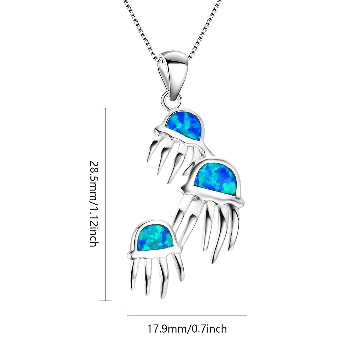 Chic Double The Octopus Motif Necklace Aobao Geometric Pendant Fashion Jewelry