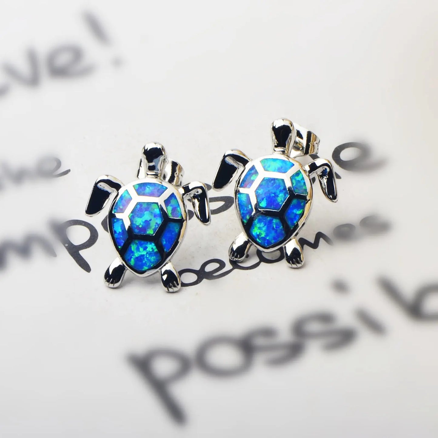 Aobao Women's Southwestern Style Jewelry - Bohemian Animal Turtle Earrings