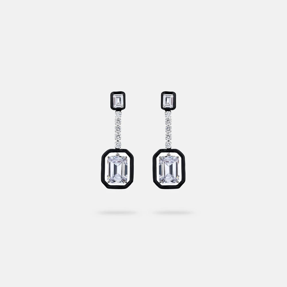 MUSHAN Jewelry Factory Pure Silver Stud Earrings With Gold Plating and High Carbon Diamonds Inlaid Are Cross Border Bestsellers