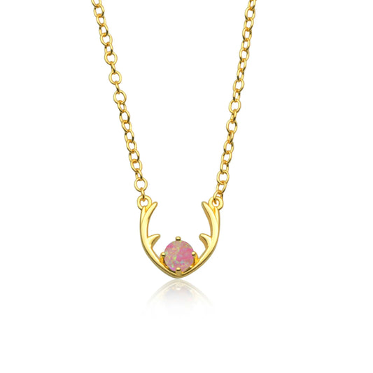 TikTok Viral Christian Starfish Opal Box Chain Necklace | Blue Coastal Jewelry-Gift Trendy Bulk Supply