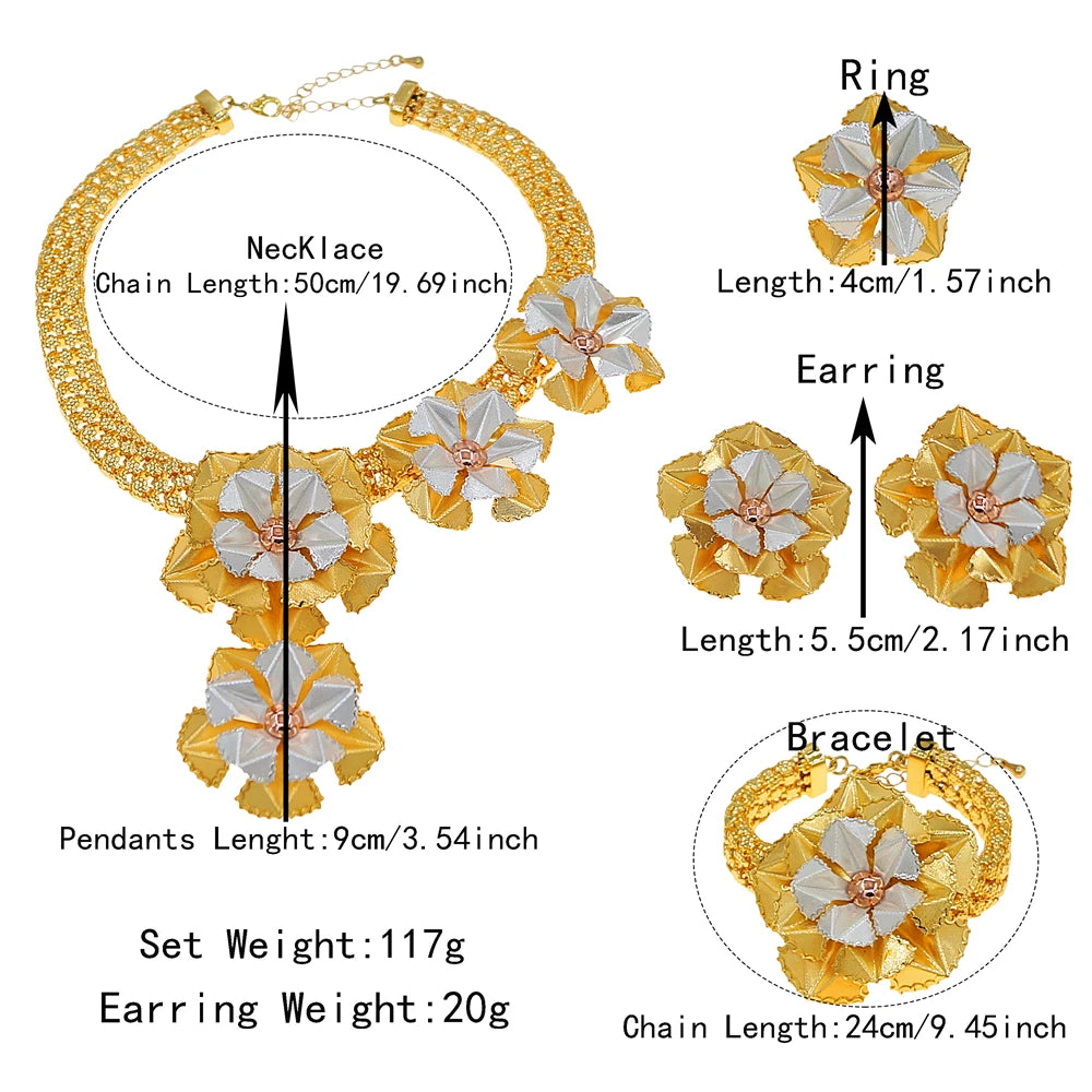 Zhuerrui High Quality Brazilian Gold Jewelry Set Necklace Bracelet Chain Jewelry Set Italian Gold Plated Jewelry Sets HS2500225