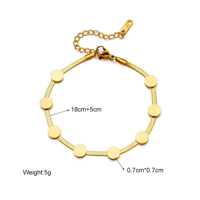 Gold Chain Necklace & Bracelet Jewellery Set | Premium Crafted Everyday Luxury Set