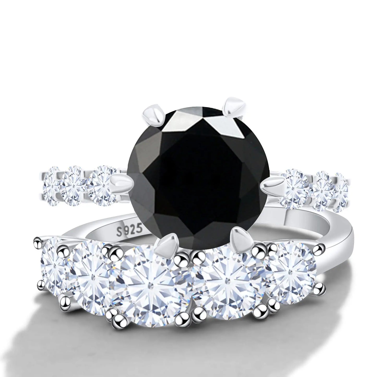 Factory 7.8ct Moissanite Luxury Ring Set with GRA Certificate diamond 925 Sterling Silver Jewelry diamond Ring for Her Wedding