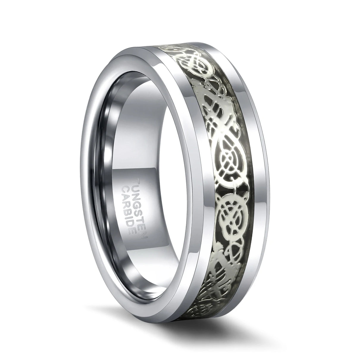REBEL Celtic Dragon Tungsten Carbide Ring
