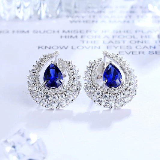 ArtistA Luna Light Stud Earrings in 925 Sterling Silver