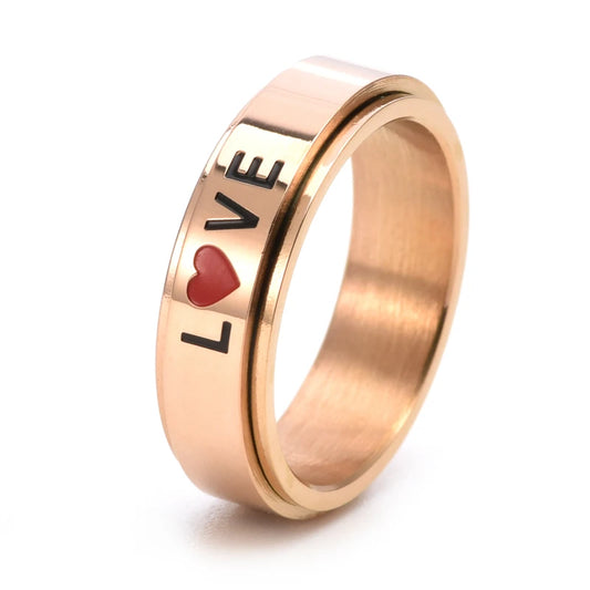 NEWLiFE REBEL Westward Line Ring in Stainless Steel