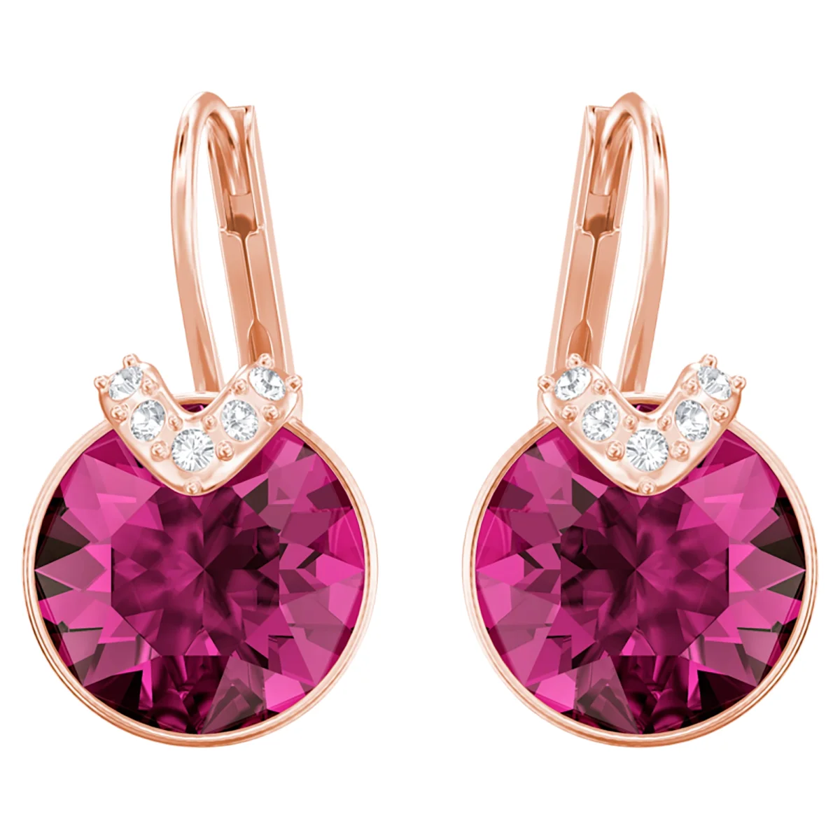 S&S Luxury Vintage Brass Zircon Sparkling Drop Earrings Elegant High-End Jewelry for Women for Parties & Special Occasions