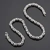 Men's Hip-hop Style Titanium Steel Double Row Chain Bracelet with Magnetic New Arrival Fashion Charm Bracelets