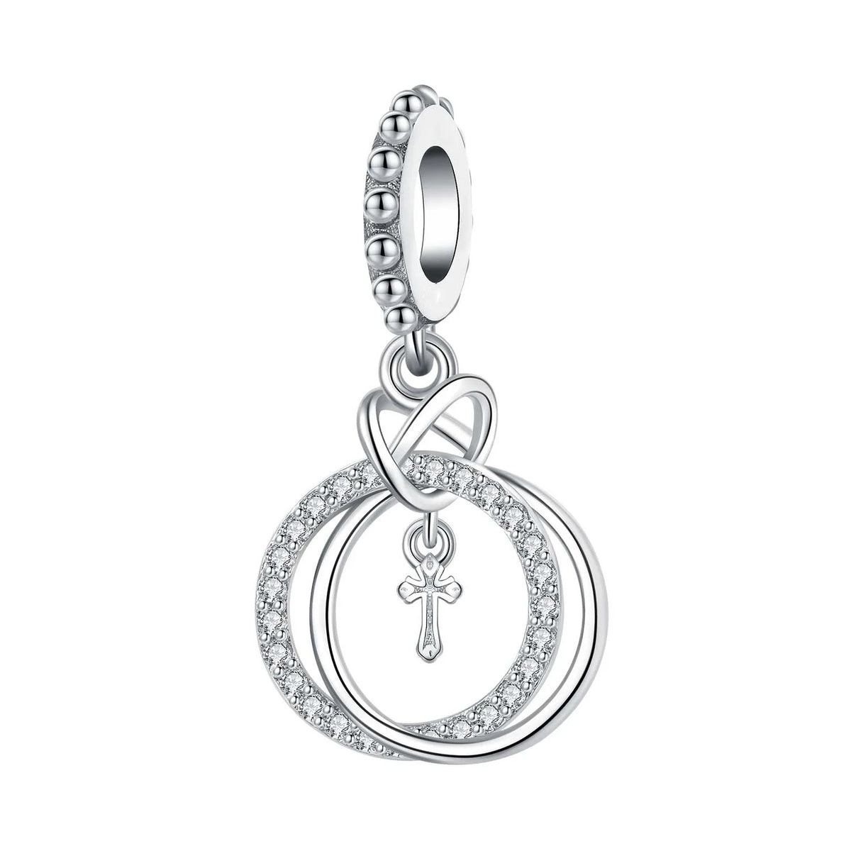 S&S Love-Themed Charm Pendant Collection | Silver Plated Alloy | 16 Designs | Bracelet & Necklace Charms | S&S Collection