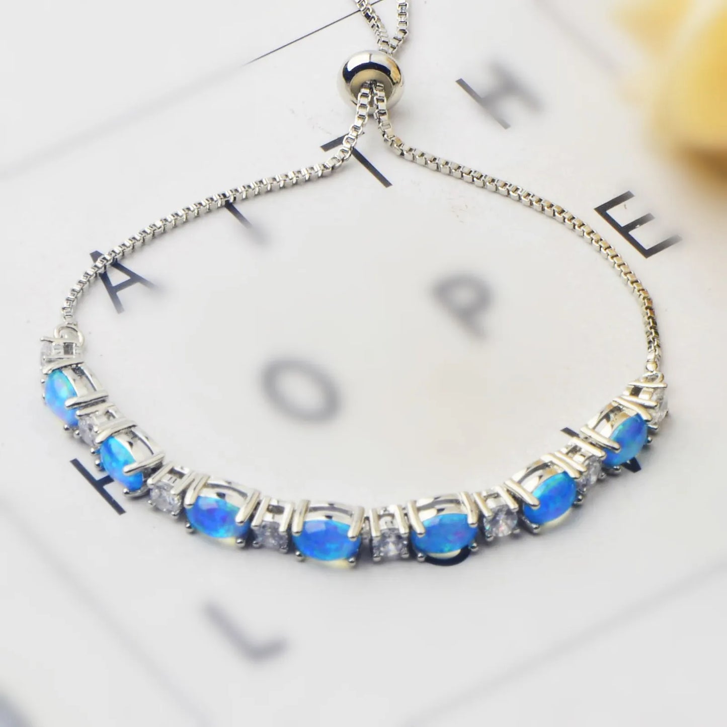 Opal Bohemian Hawaiian Opal Bracelet Exquisite Crystal & Gemstone Design, Fashionable Jewelry for Women