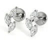 S&S ASTM F136 Titanium Labret Stud | Zircon | 83 Designs | Titanium & Gold