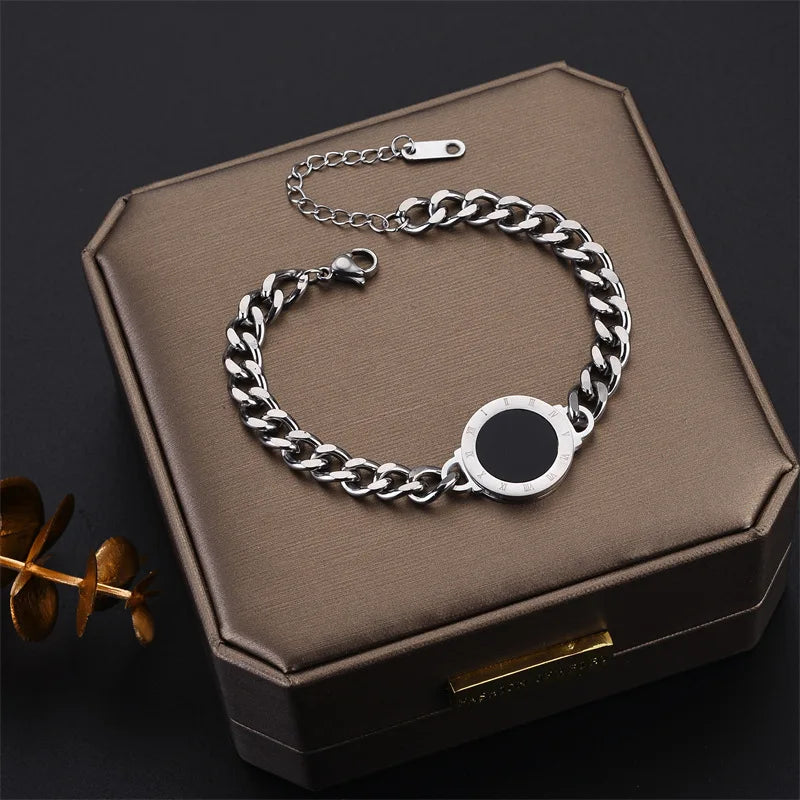 Chain Necklace & Bracelet Jewellery Set | Gold & Silver | Waterproof Everyday Luxury Set