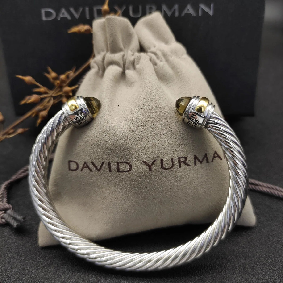 FASHIONISTA DY High-Quality 7mm Silver-Plated Diamond Fashion Bracelet, Fashionable Silver-Plated Colored Gemstone Bangle, Jewelry