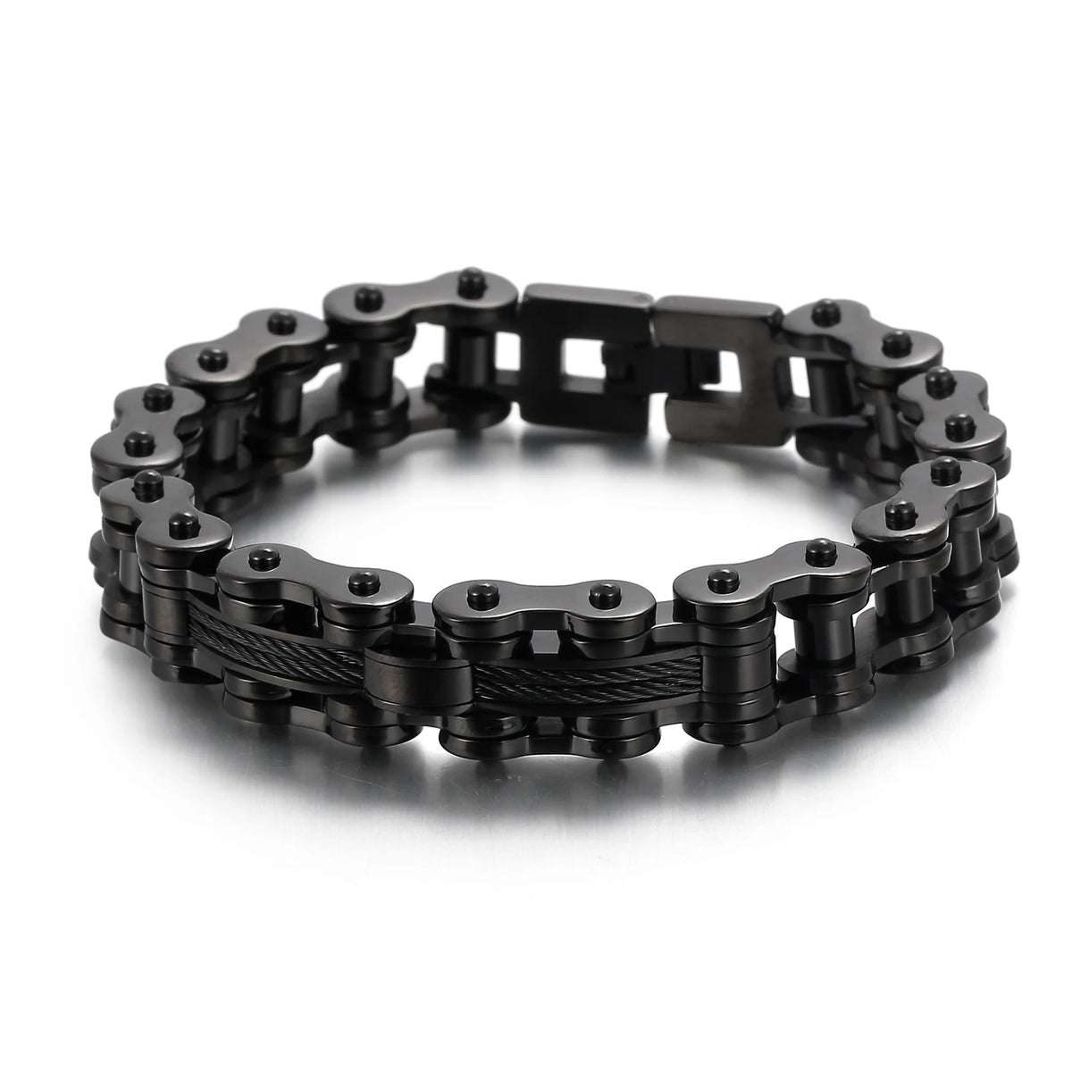 KALEN Stainless Steel Biker Chain Bracelet Luxury Men