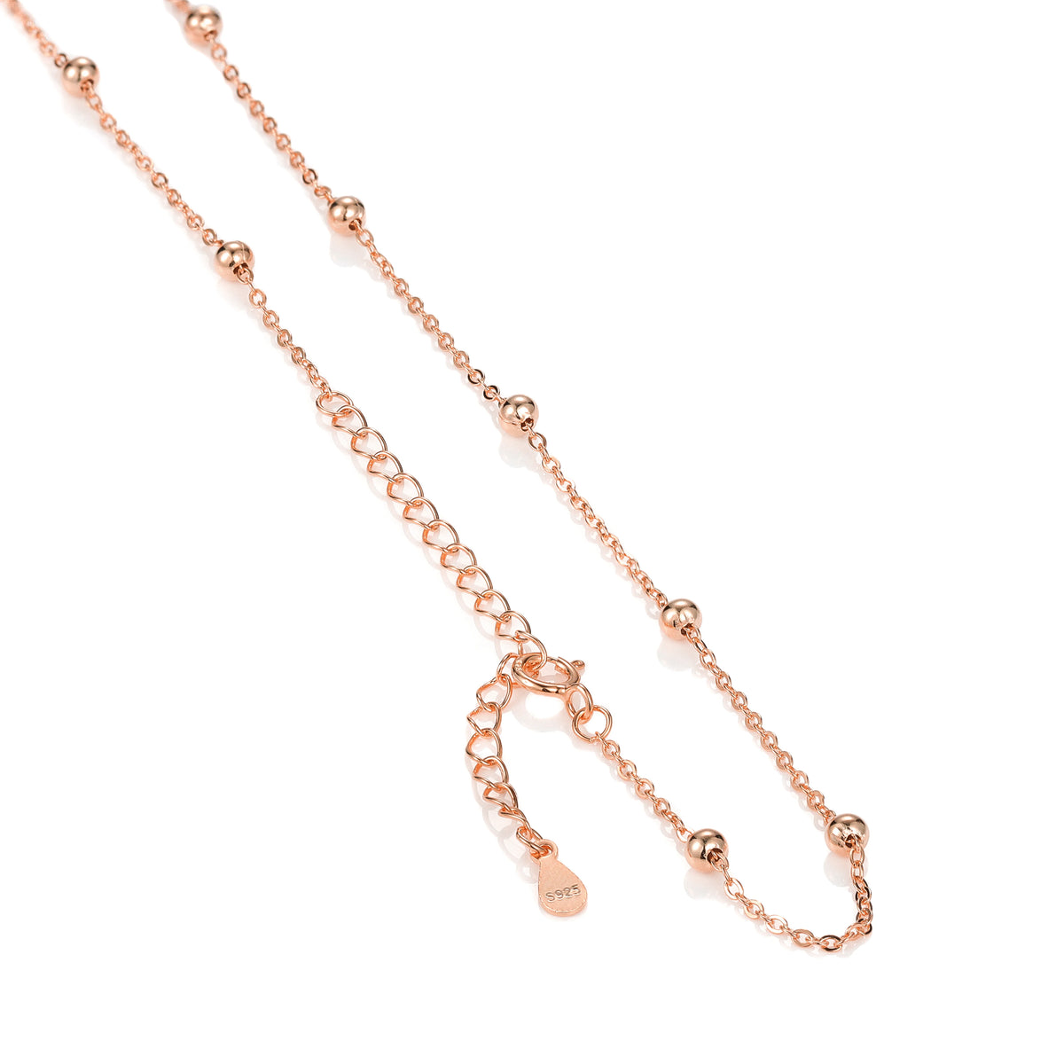 REDheart Custom 925 Sterling Silver Thin Chain Italy Link Adjustable Box Cross Singapore Gold Plated Necklace Fine Jewelry