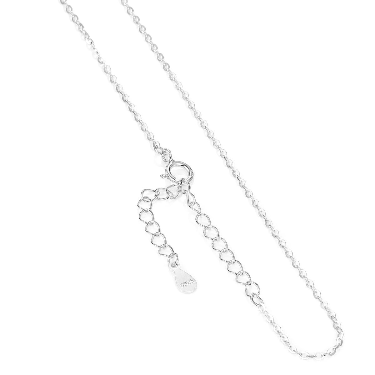 REDheart Custom 925 Sterling Silver Thin Chain Italy Link Adjustable Box Cross Singapore Gold Plated Necklace Fine Jewelry