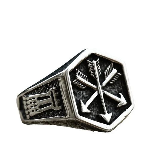 NEWLiFE VIKING Voyage Arc Stainless Steel Ring