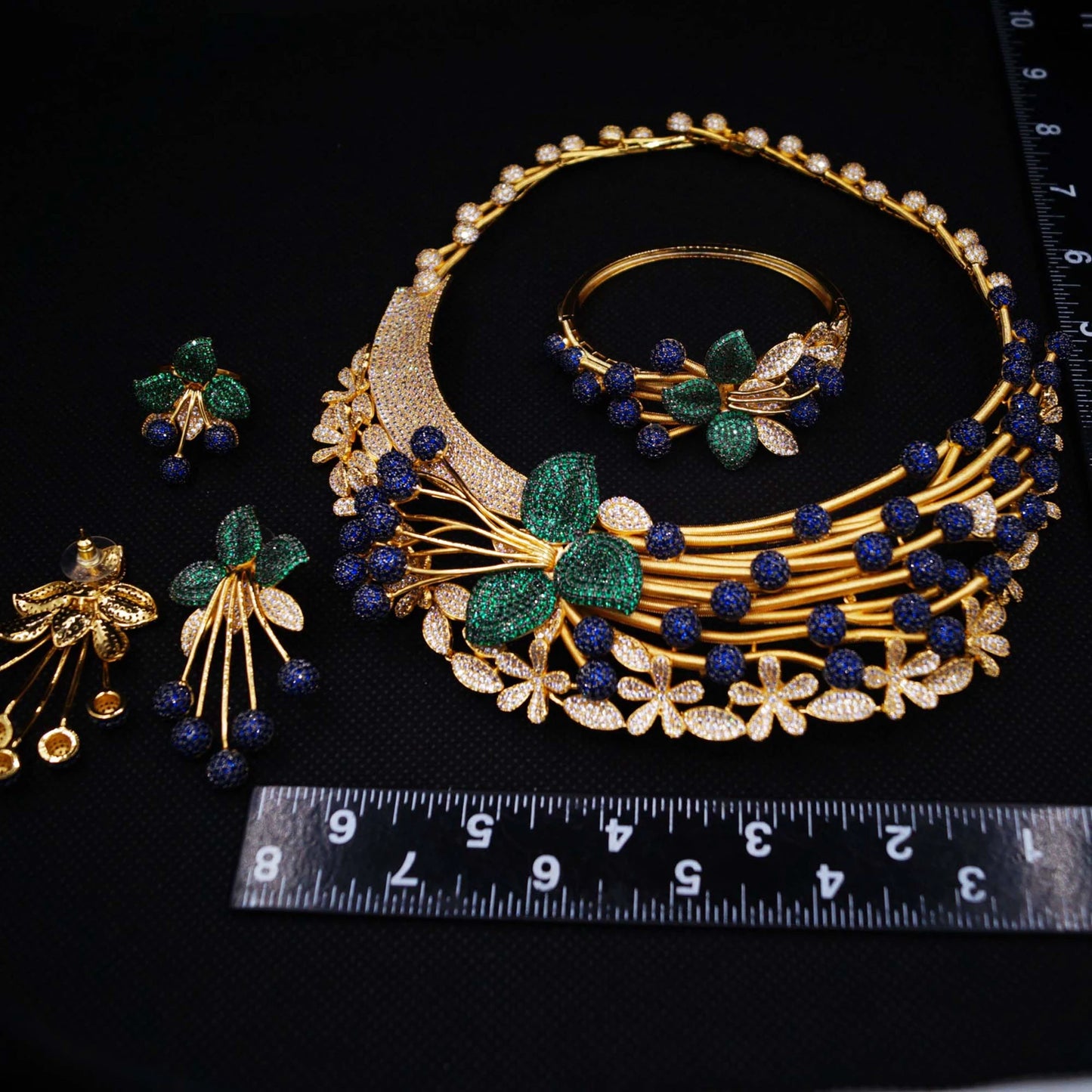 Zhuerrui Available Wedding Gold Jewelry Set Beautiful Multi Color BeadsJewelry Sets Cheap Women's Festival Gifts HZ24001270