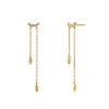 Wholesale Customized Dainty Earring Cz Diamond Jewelry Sterling Silver Earrings 925 Silver Jewelry 18k Gold Ear Loops