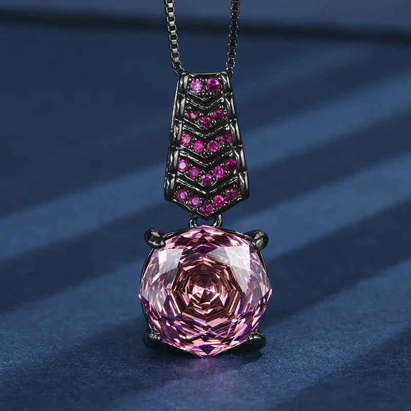 Gemfiori 2025 New Jewelry Brass Gold-plated Dried Rose Temperament Light Luxury Set